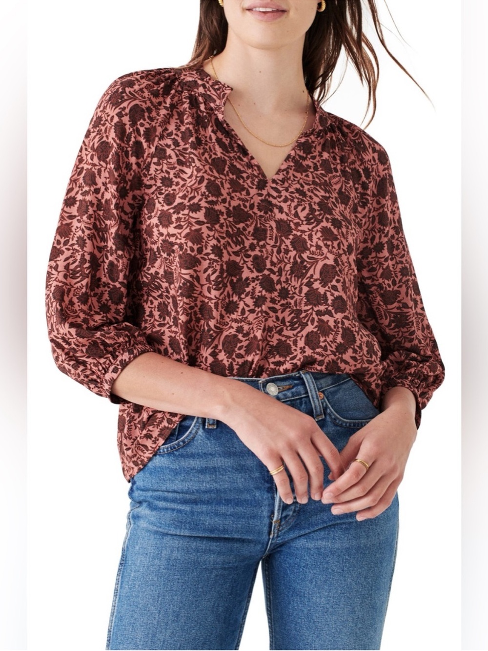 Faherty Portia Montserrat Top Floral‎